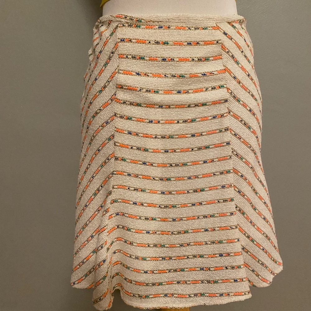 Anthropologie skirt unique with stunning design